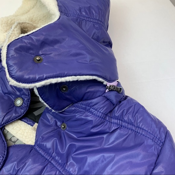 UGG purple jacket with hood kids 14/16 - Picture 5 of 11